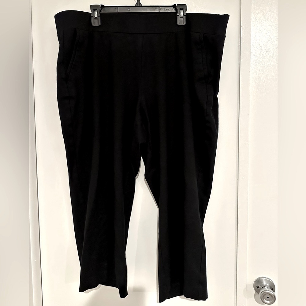 Lane Bryant Black 26/28 Short Plus Straight Leg Pants